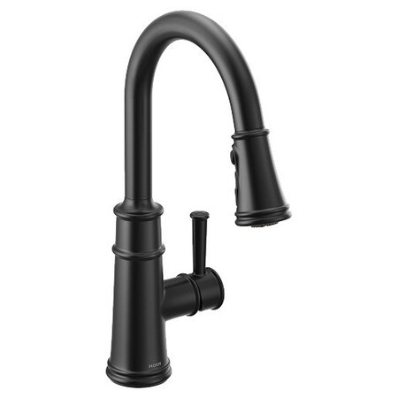 Moen Matte black one-handle pulldown kitchen faucet 7260BL